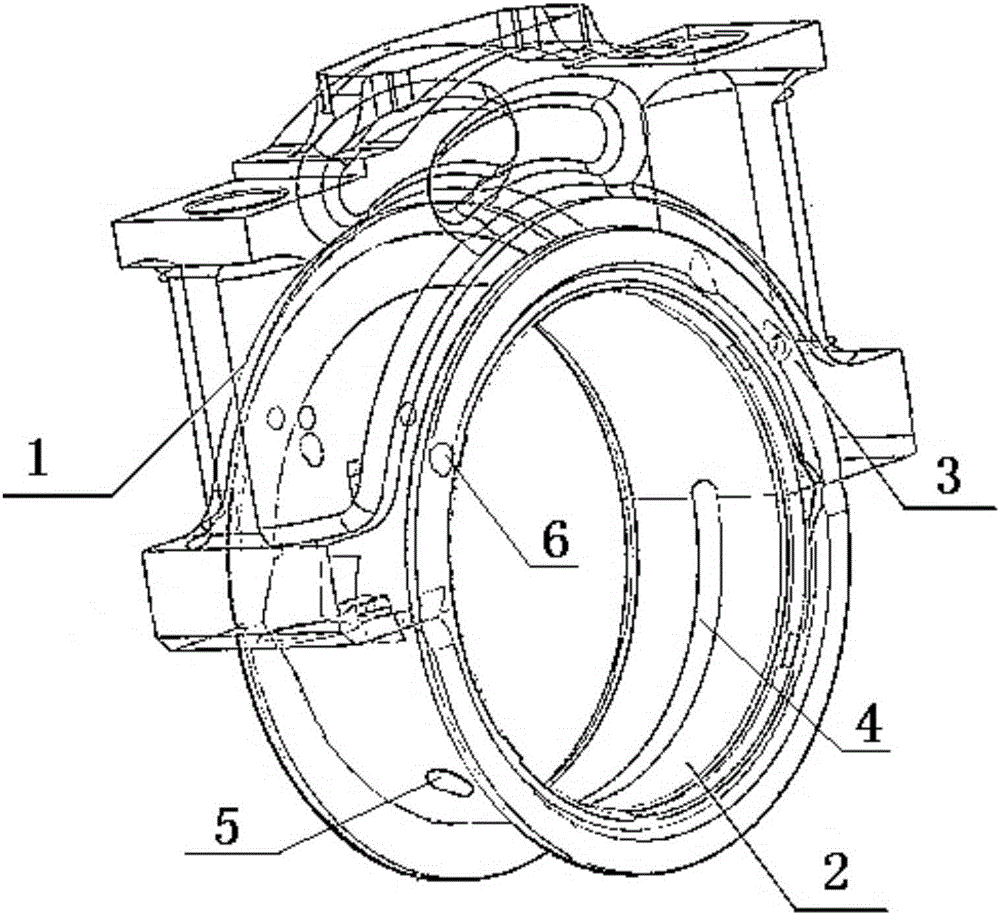 Thrust plate forced lubricating structure