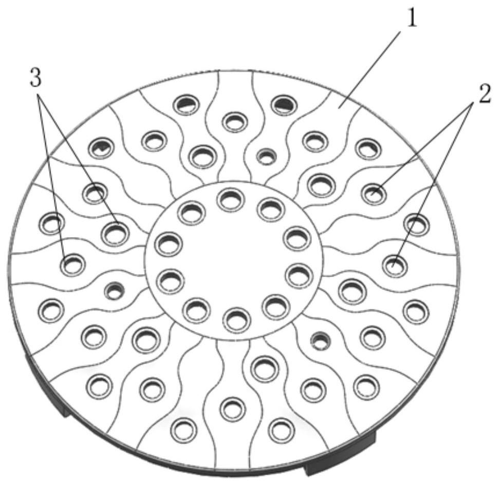 Preparation process of integrated shower head surface cover