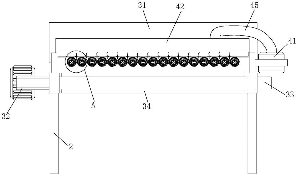 Conveying device for Chinese date processing