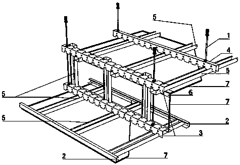 A light steel keel hanging shed and wall sealing structure