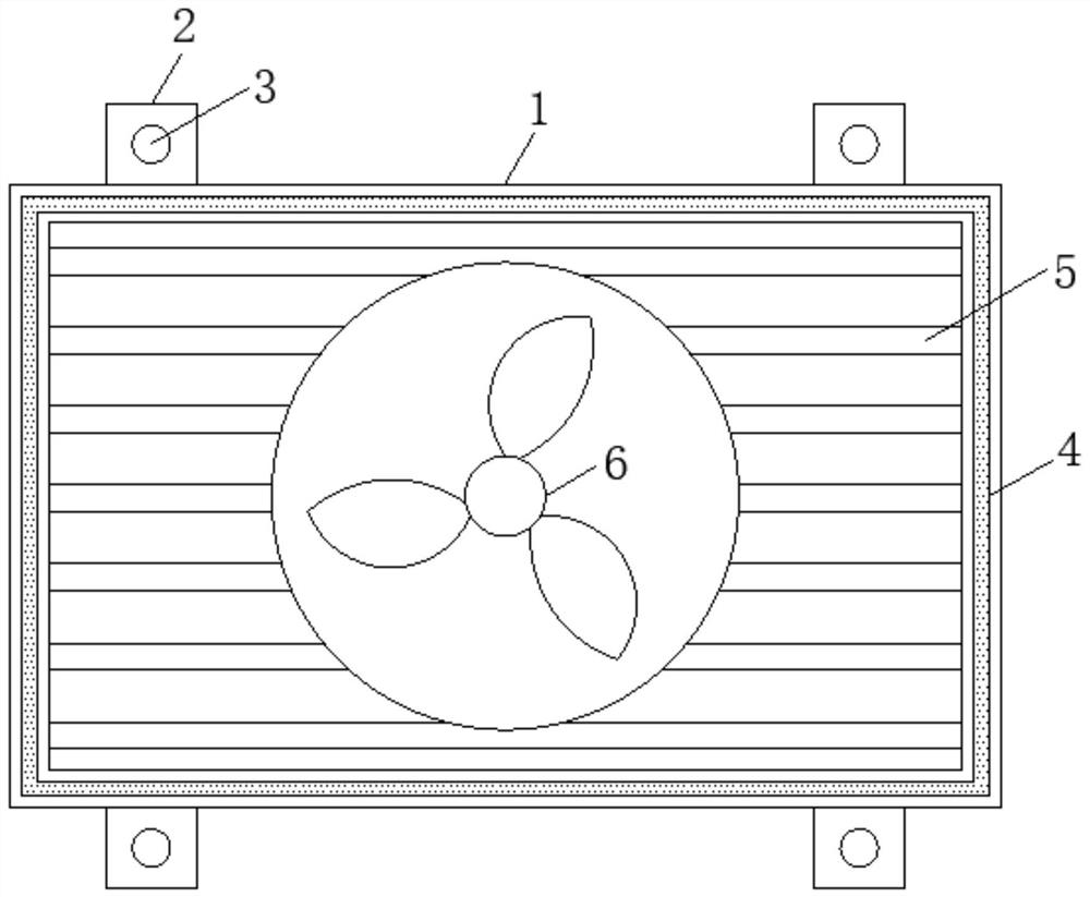 Indoor volatile organic compound environment-friendly treatment device