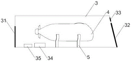 Device and method used for escaping from submarine