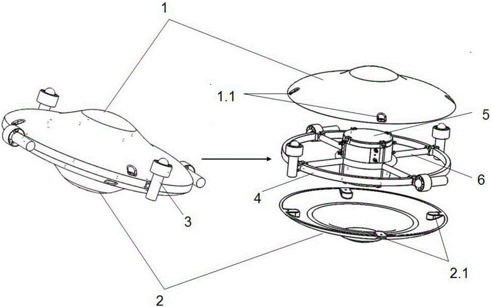 Underwater helicopter