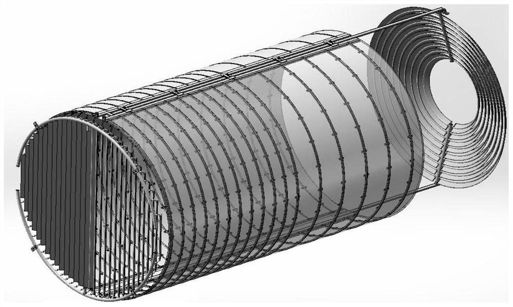 A replaceable sputtering-resistant vacuum chamber and assembly method for ignition test of electric thruster