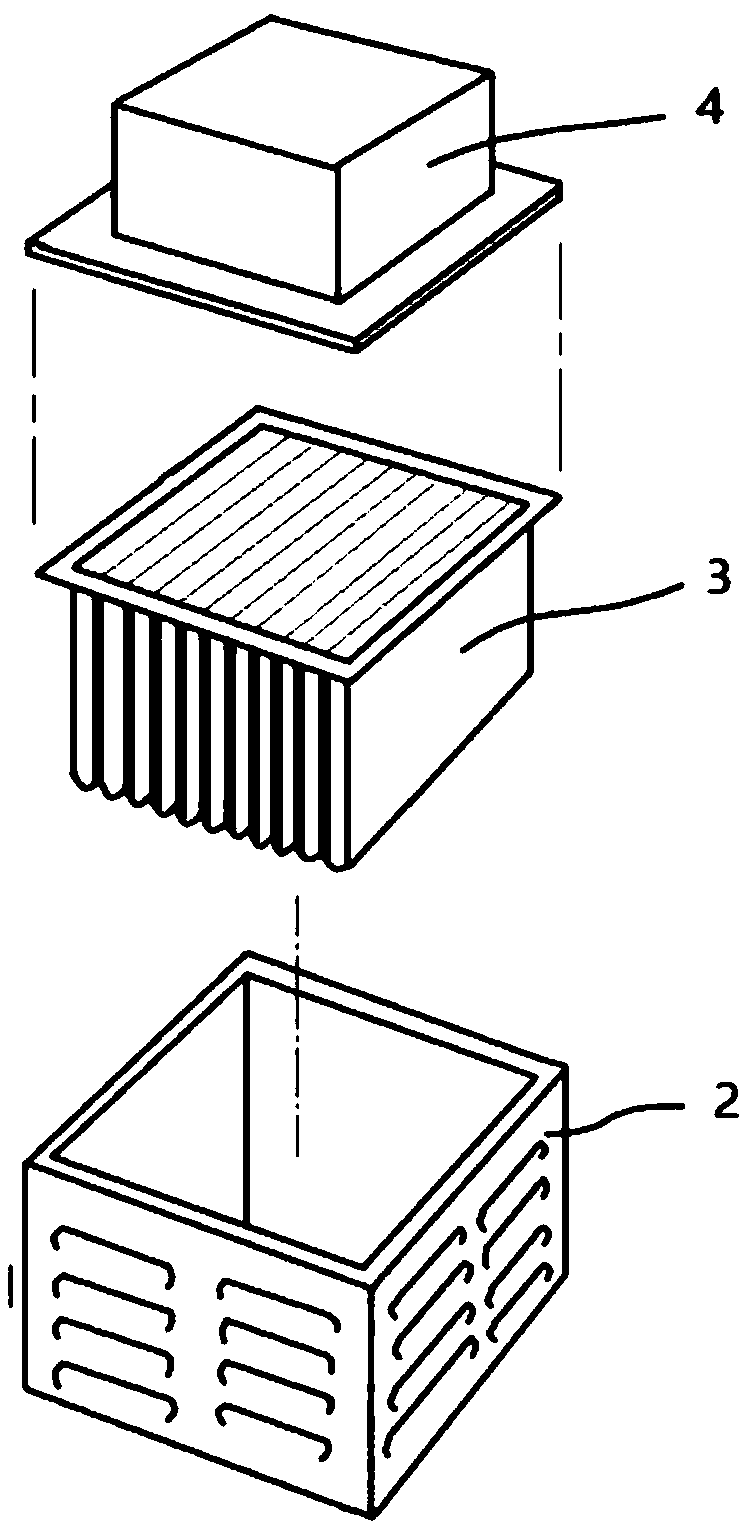 Indoor supply device of external air