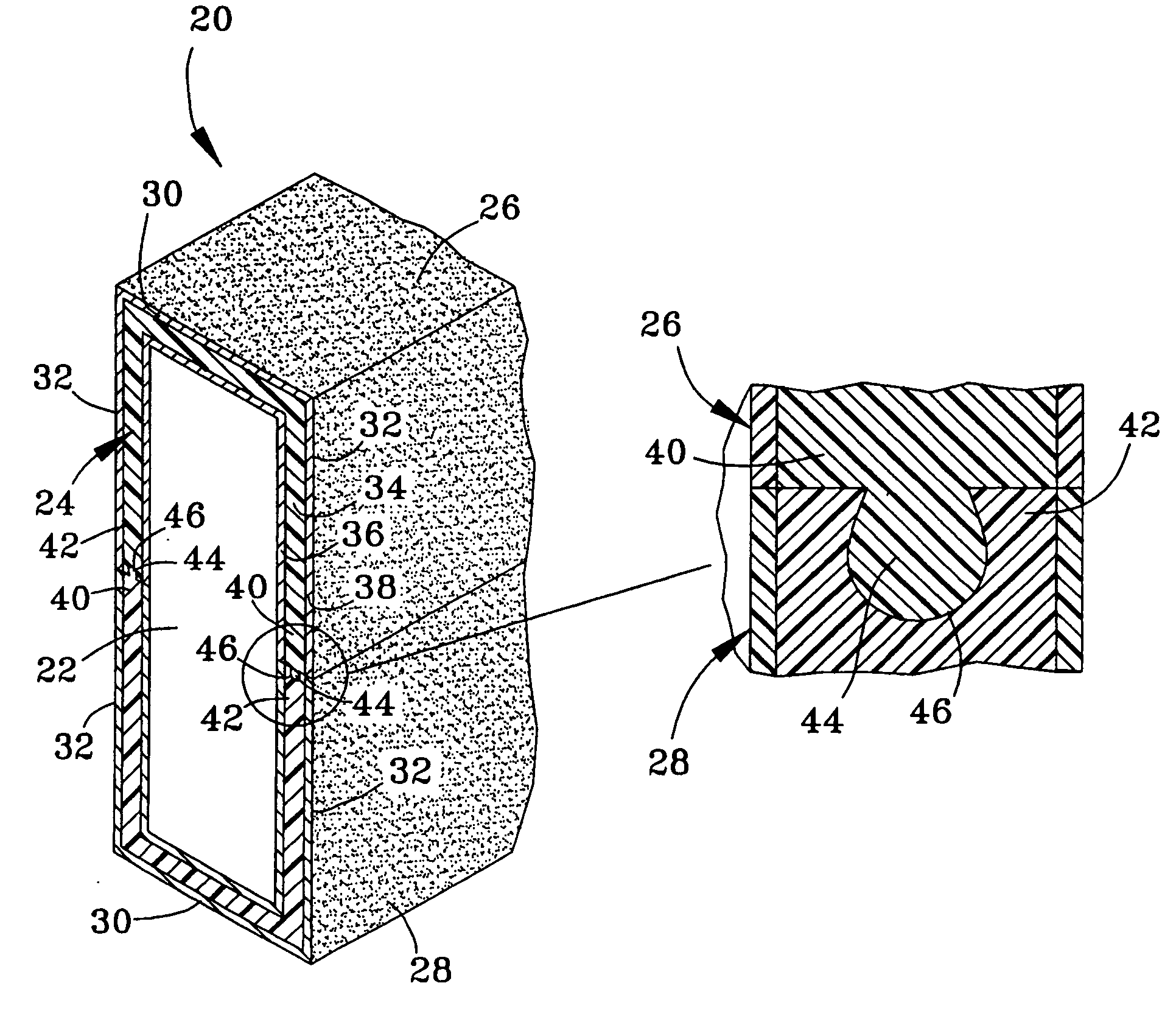 Extruded electrical insulation and method for a stator bar