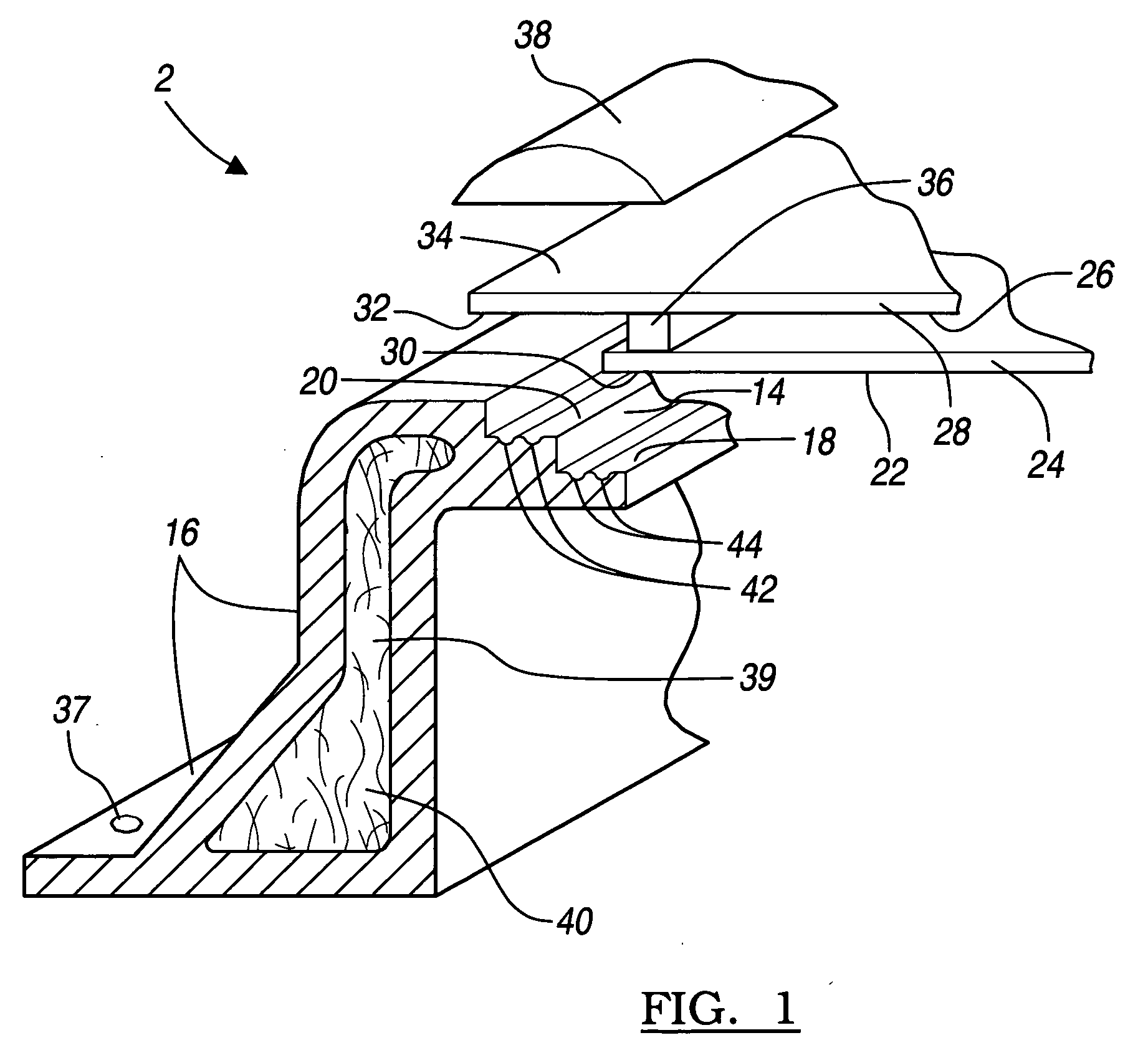 Window-containing assemblies having a molded plastic frame