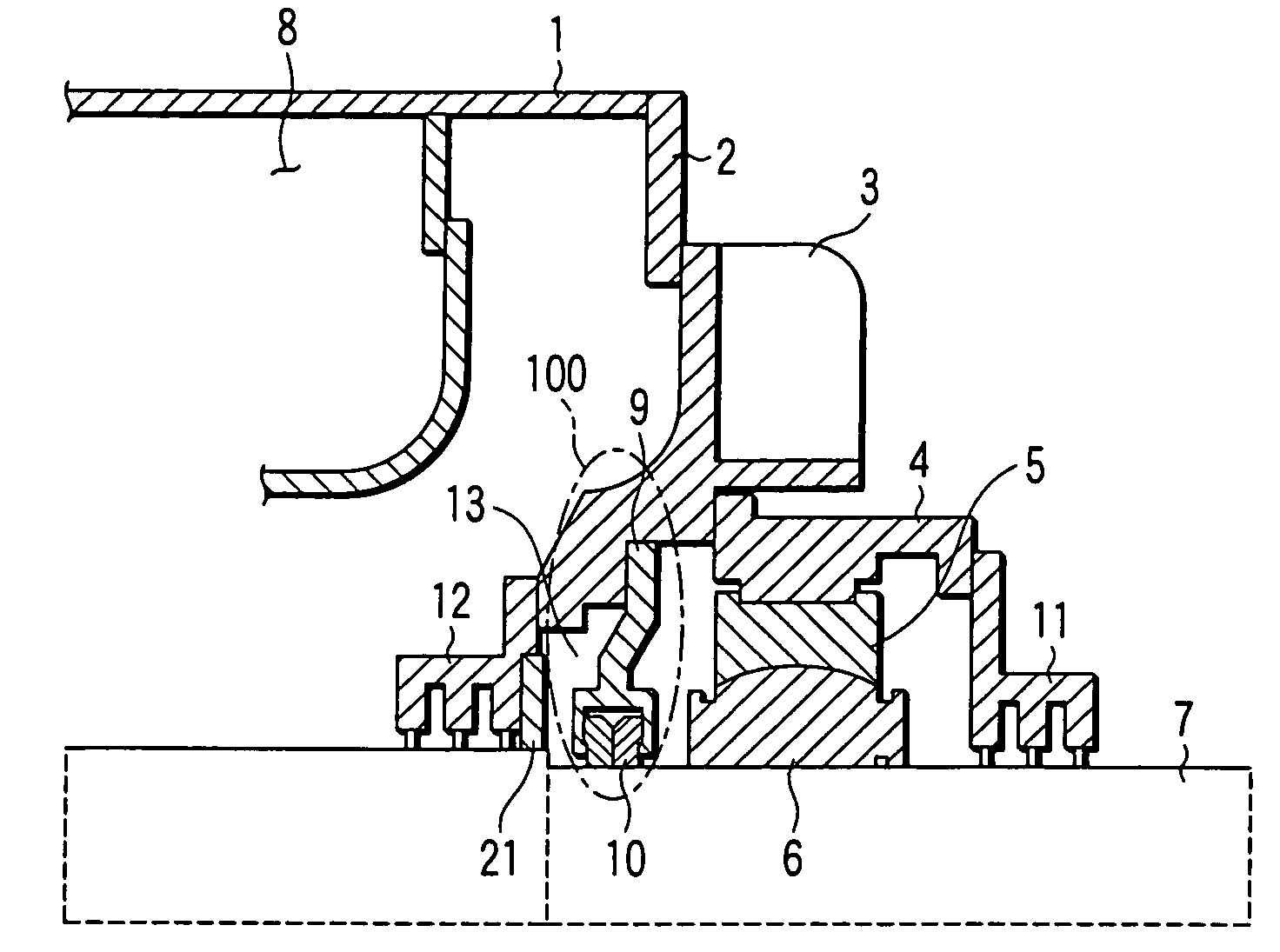 Electric rotating machine with bearing seals