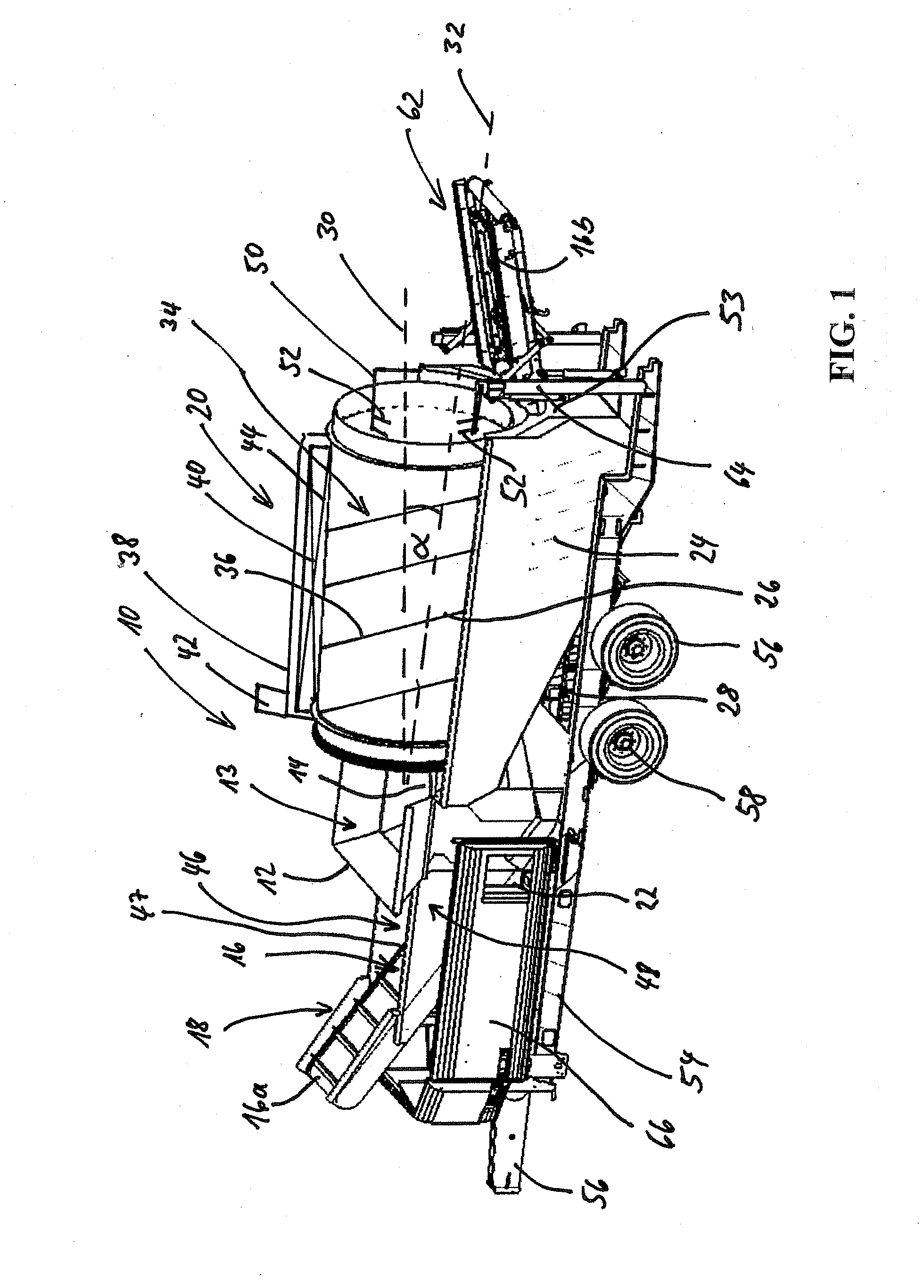 Apparatus for cleaning field crops