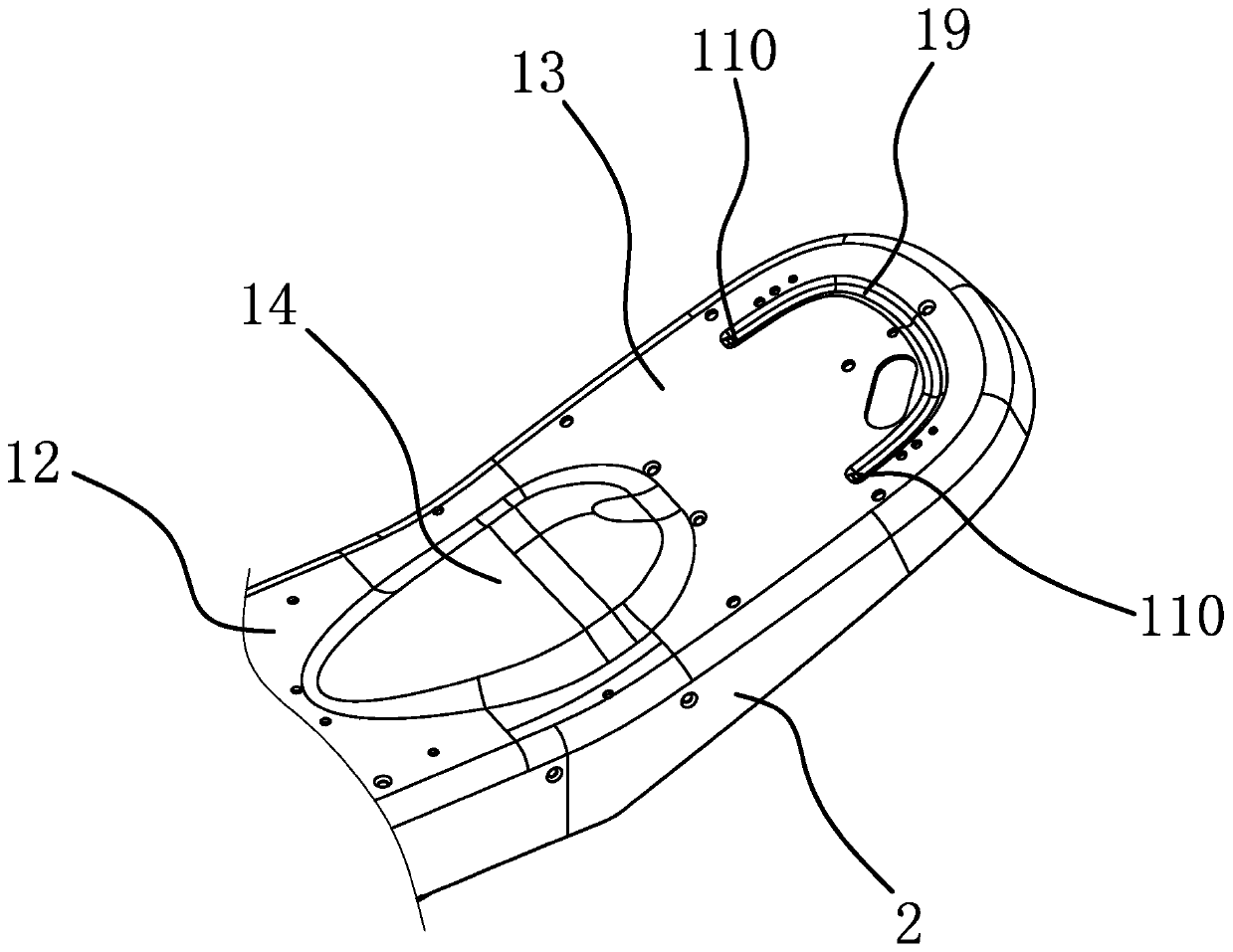 Electric vehicle frame and manufacturing method thereof