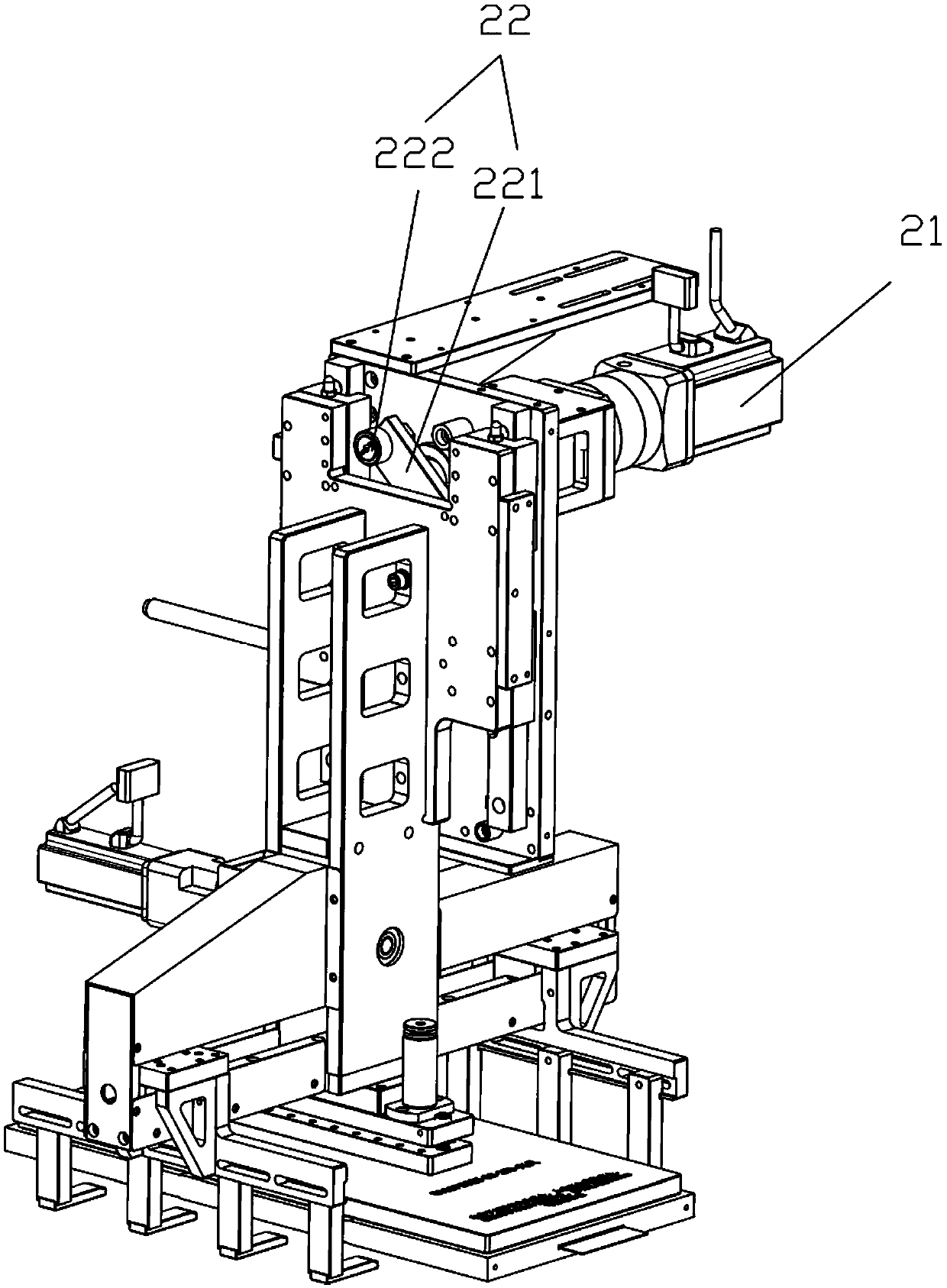 Clamping robot structure