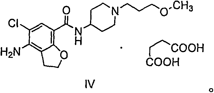 Synthetic method for 4-amino-5-chloro-2,3-dihydro-7-benzofurancarboxylic acid