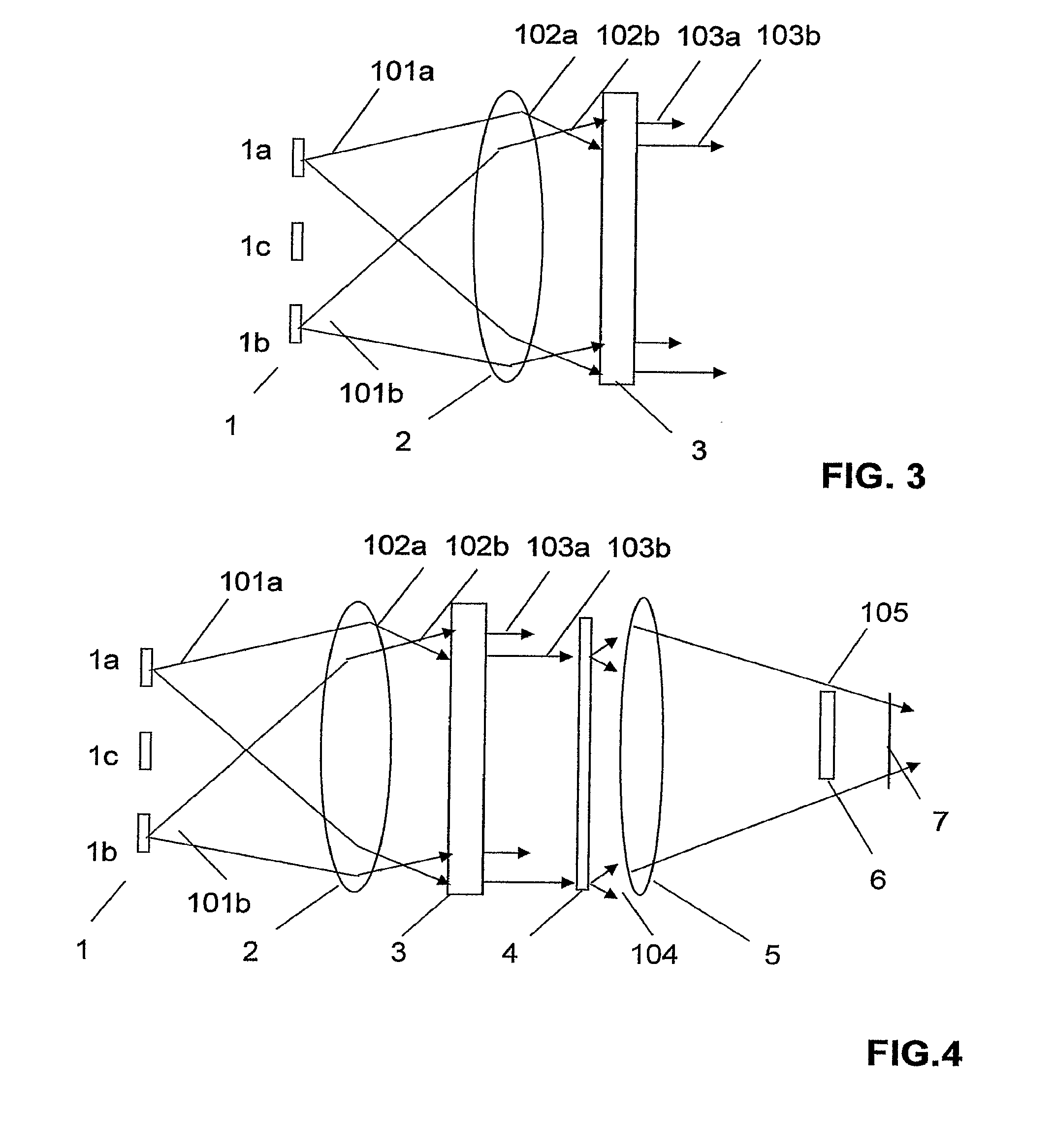 Apparatus for condensing light from multiple sources using bragg gratings