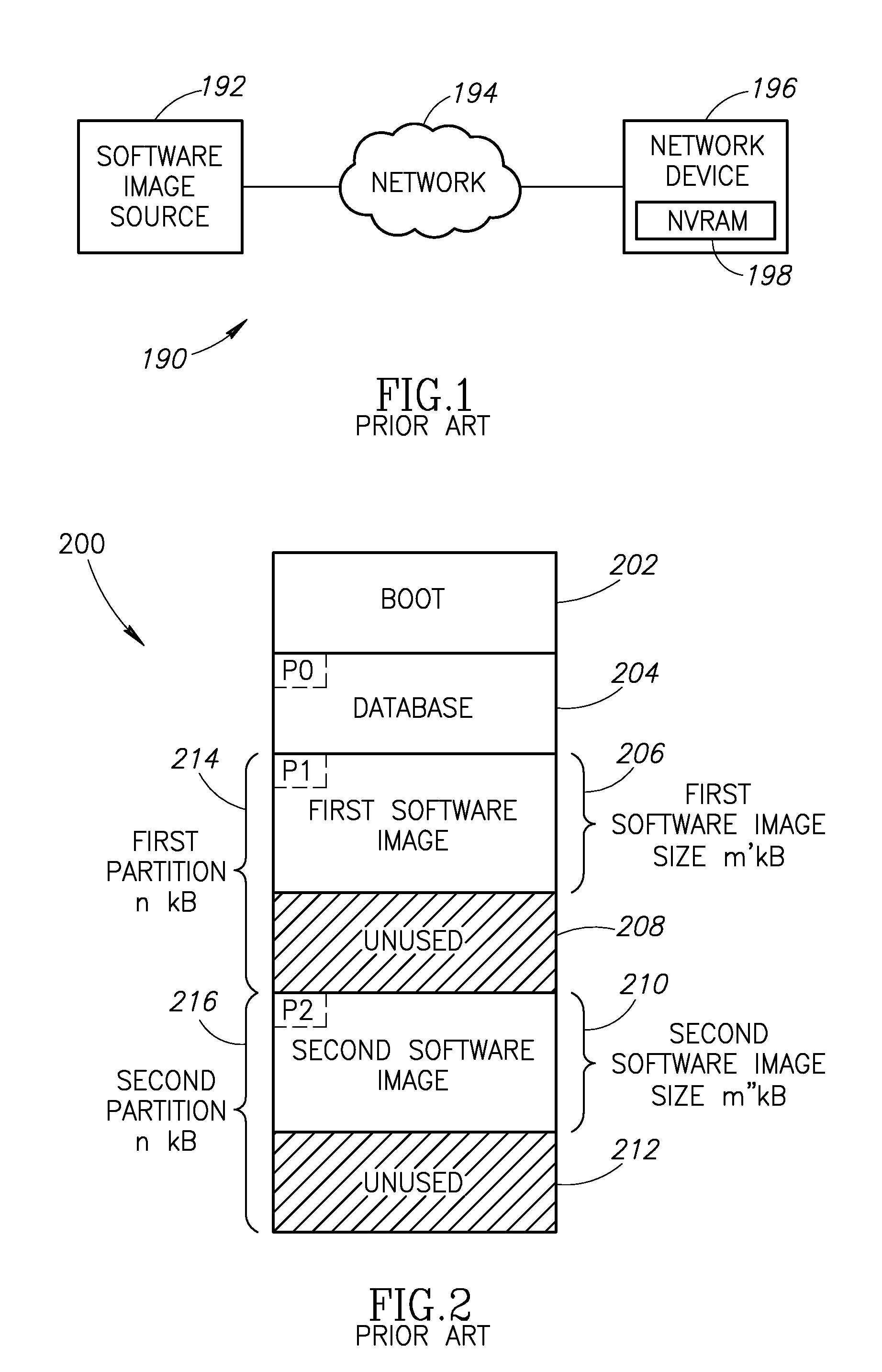 Dynamic asymmetric partitioning of program code memory in network connected devices