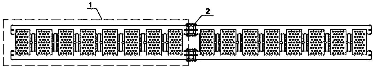 Quick-disassembled airbag floating breakwater