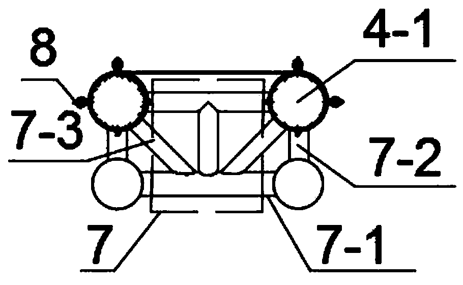 Quick-disassembled airbag floating breakwater