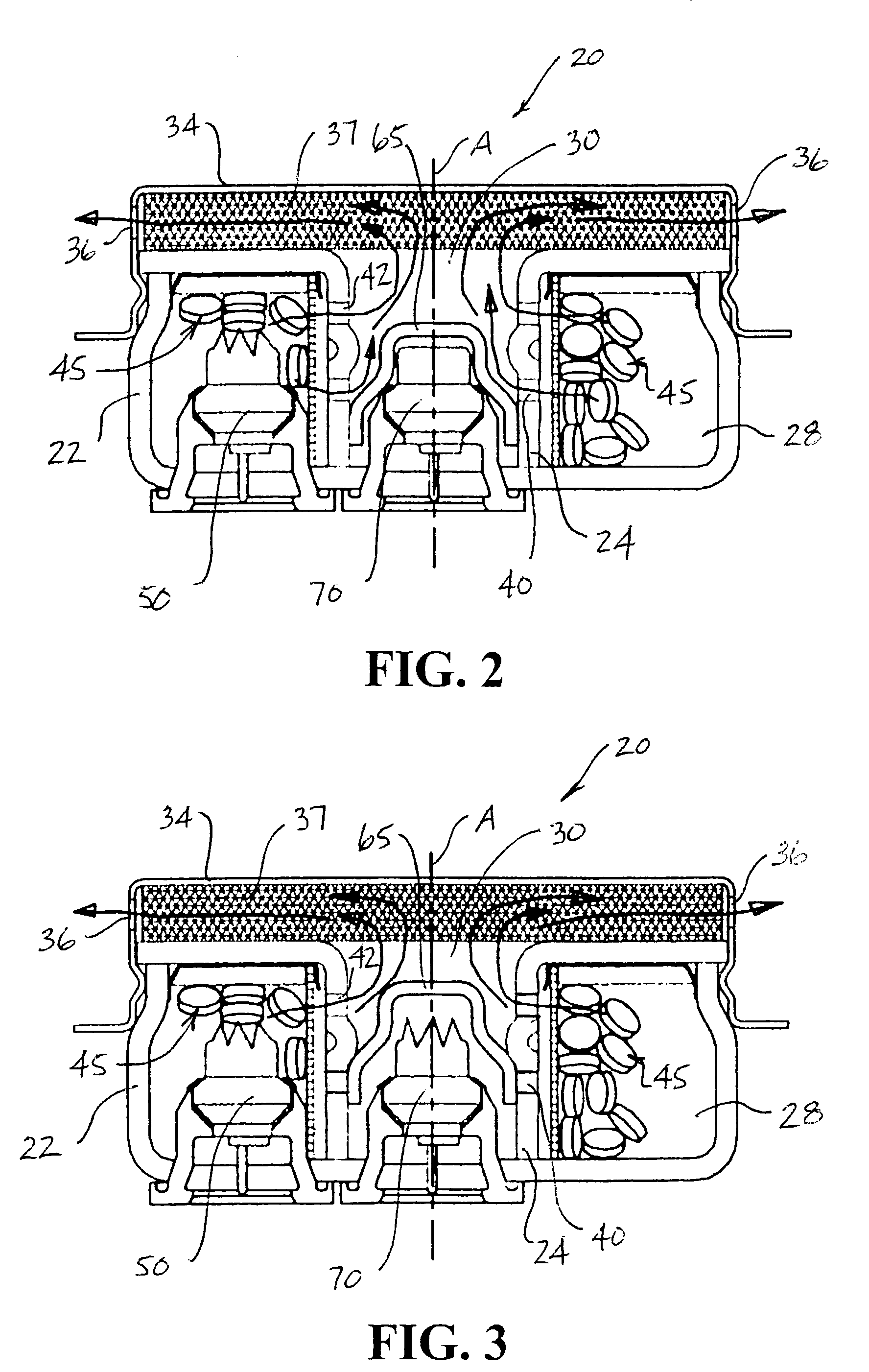 Adaptive output, toroidal-shaped pyrotechnic inflator
