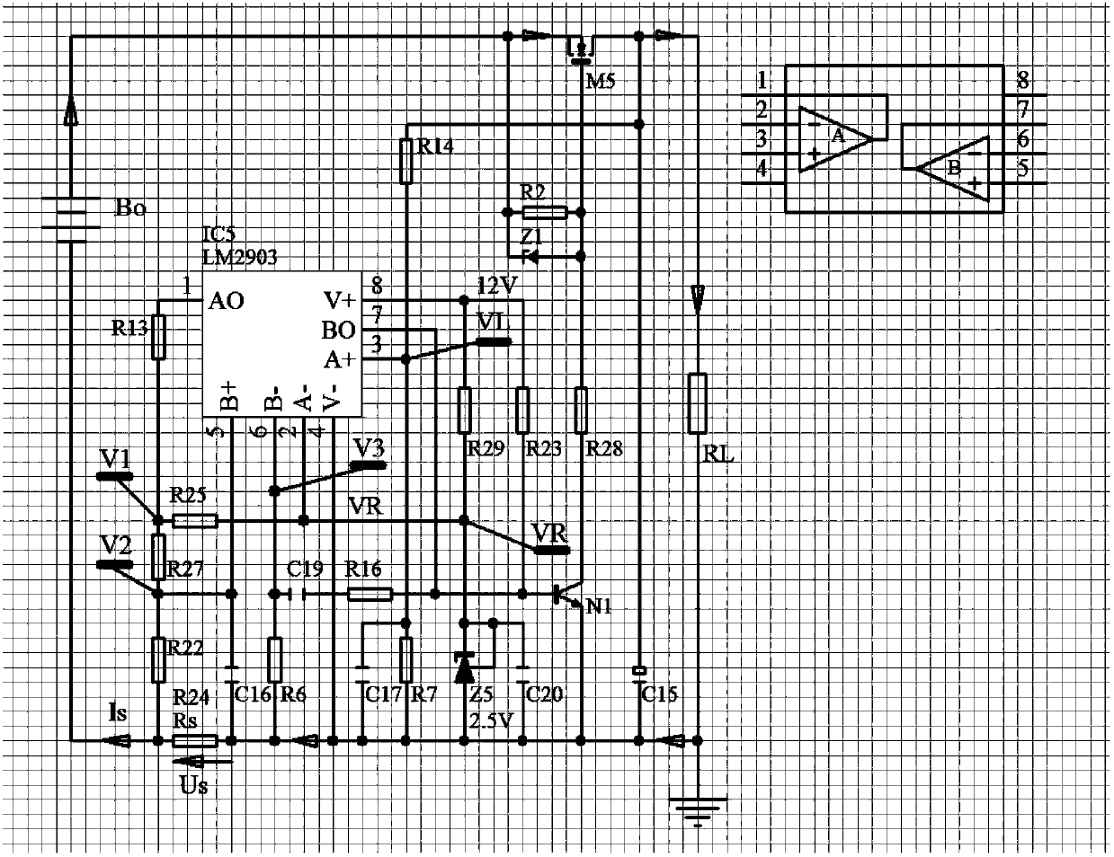 Automatically-directed power-switching circuit with output protection function