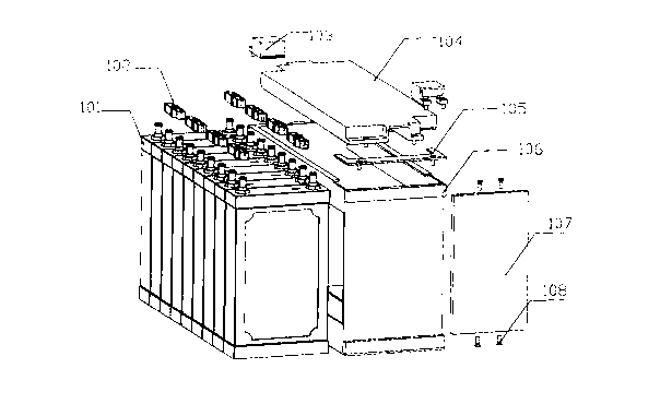 Battery pack with multilayered structure