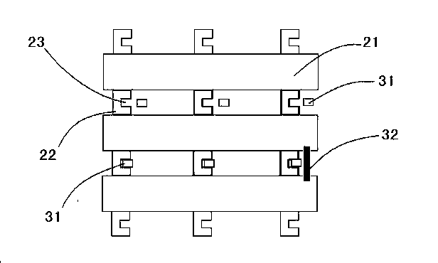 Battery pack with multilayered structure