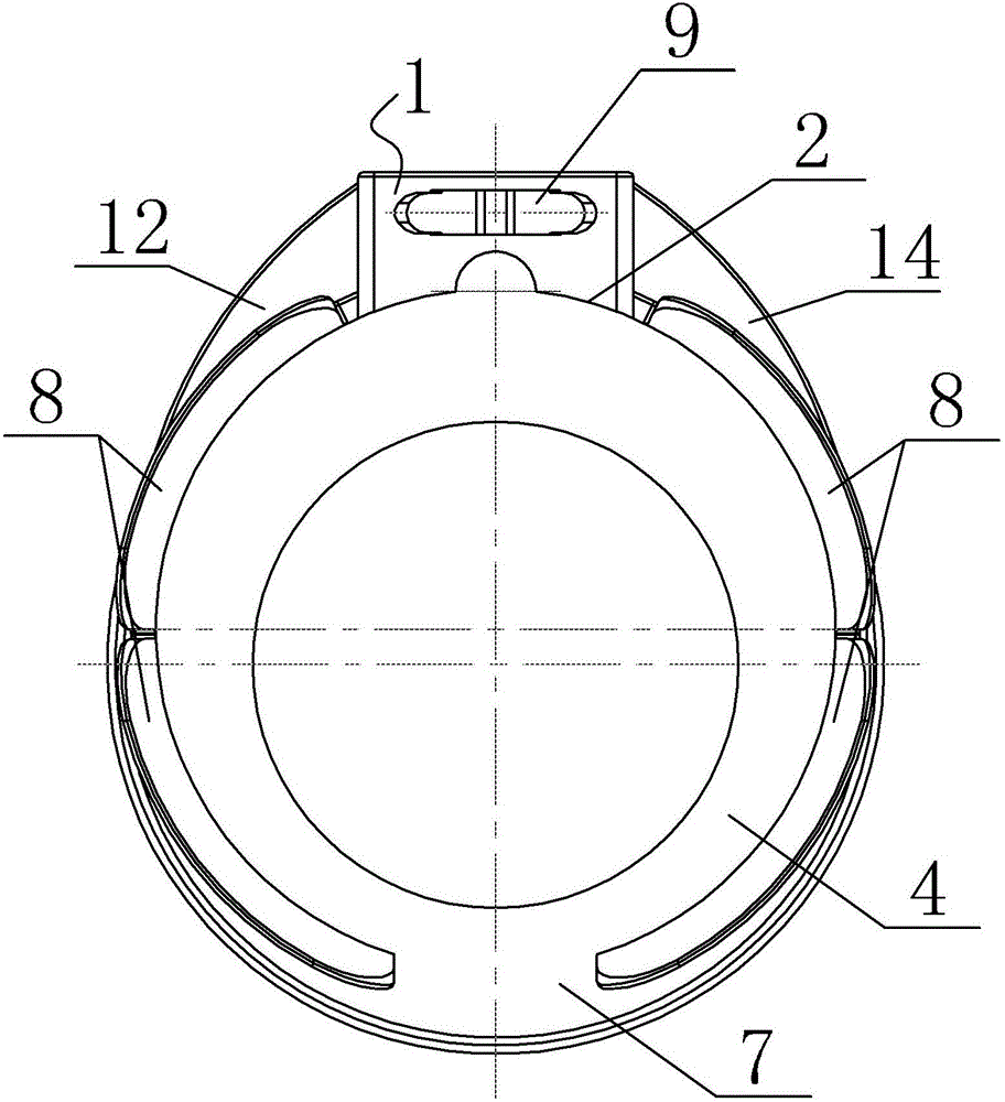 Powder blower fixing frame