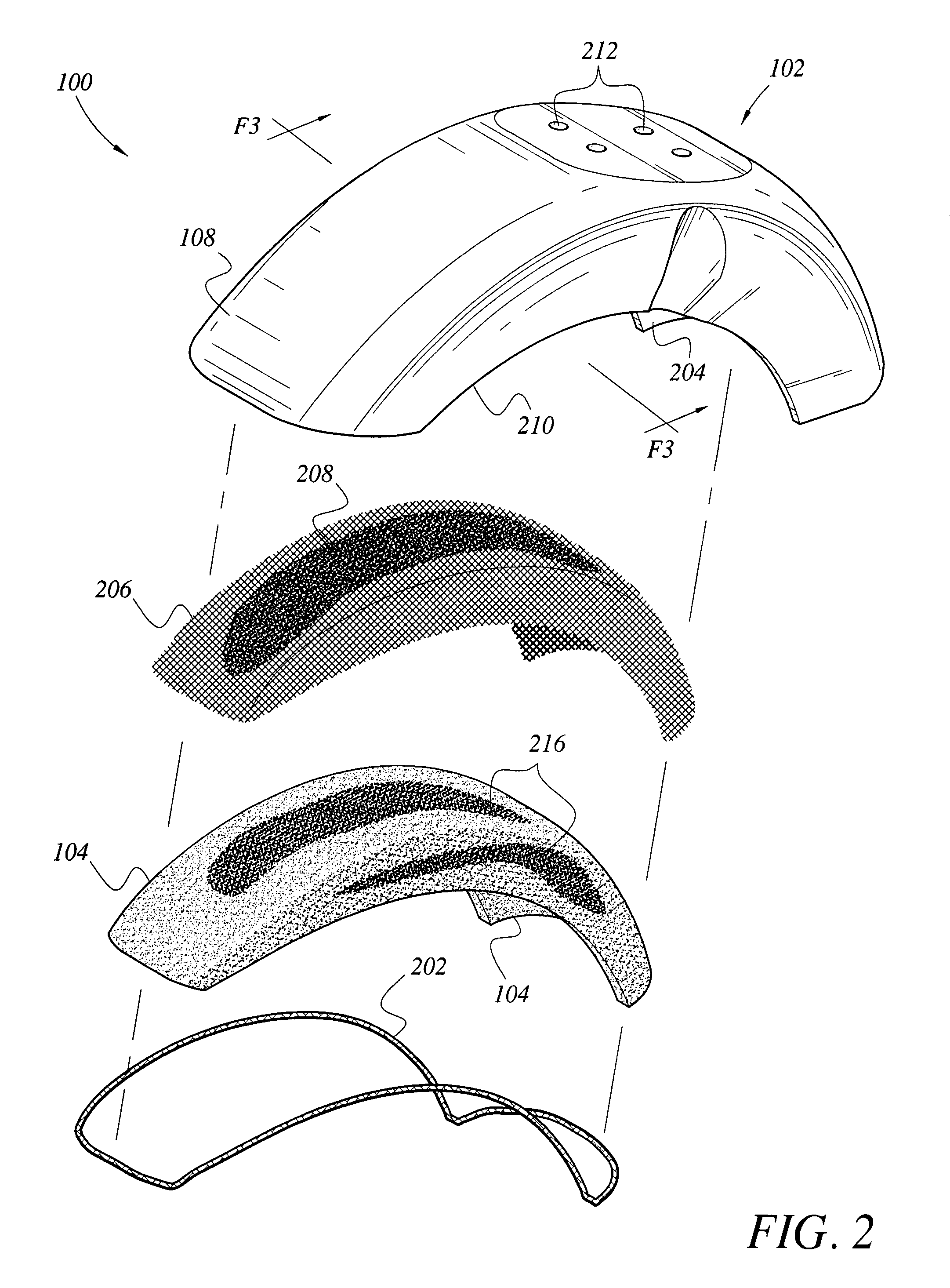 Foam liner and method to prevent accumulation of mud