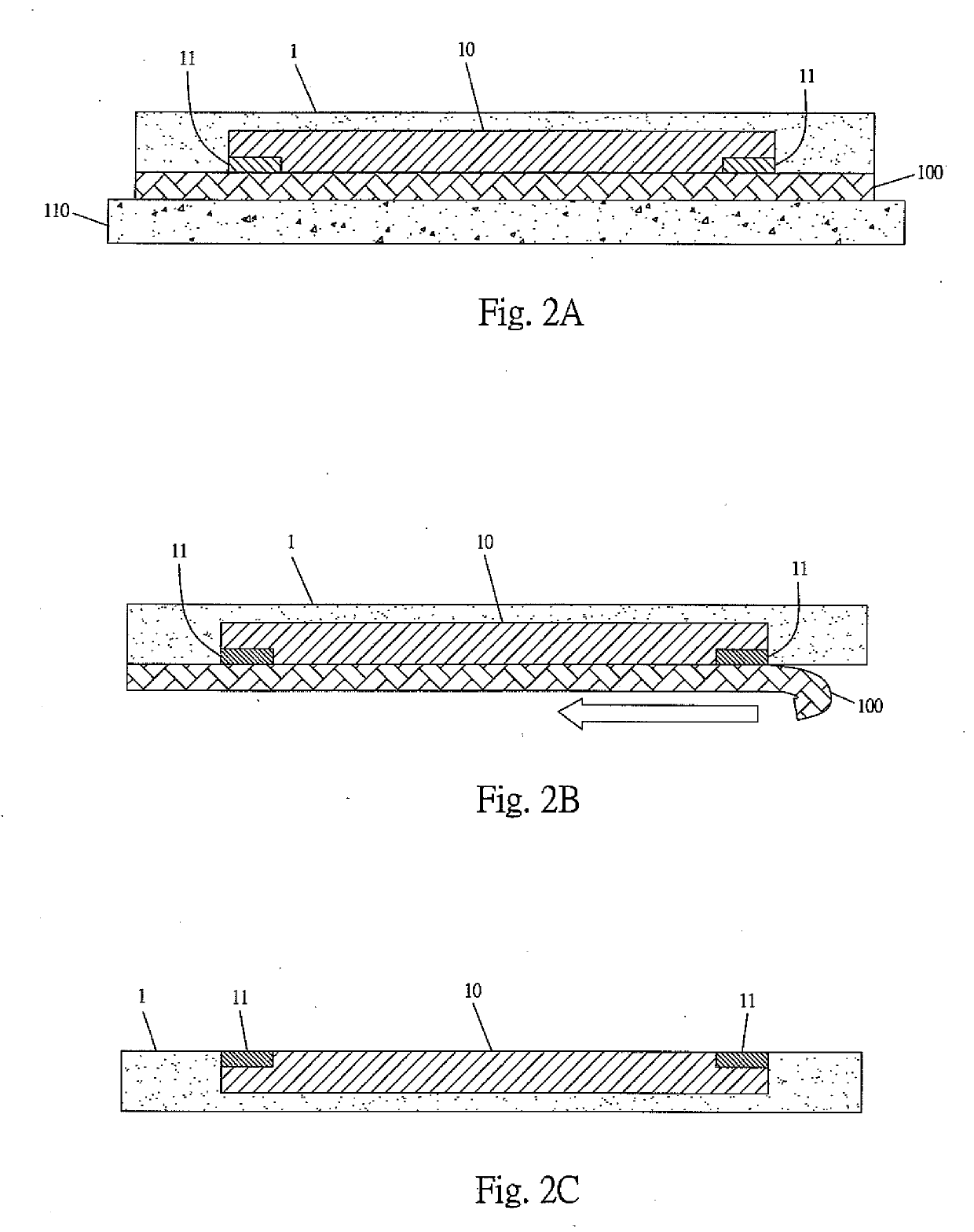 Fowbcsp chip module with packaging structure and manufacturing method of the same