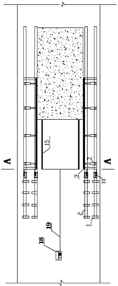 Box culvert slip form construction device and method