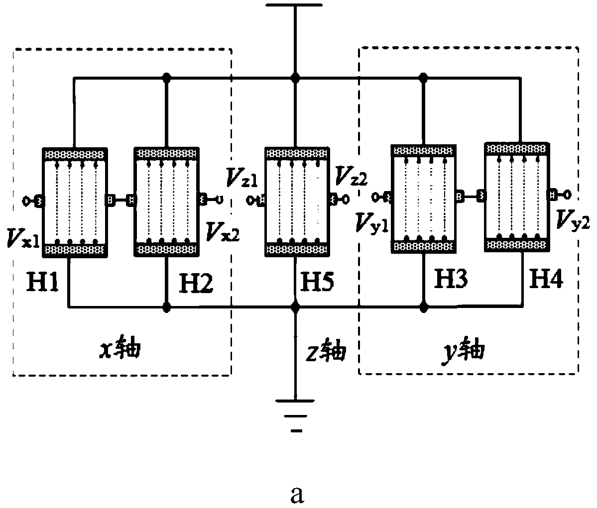 Magnetic-field vector sensor and manufacture technology method
