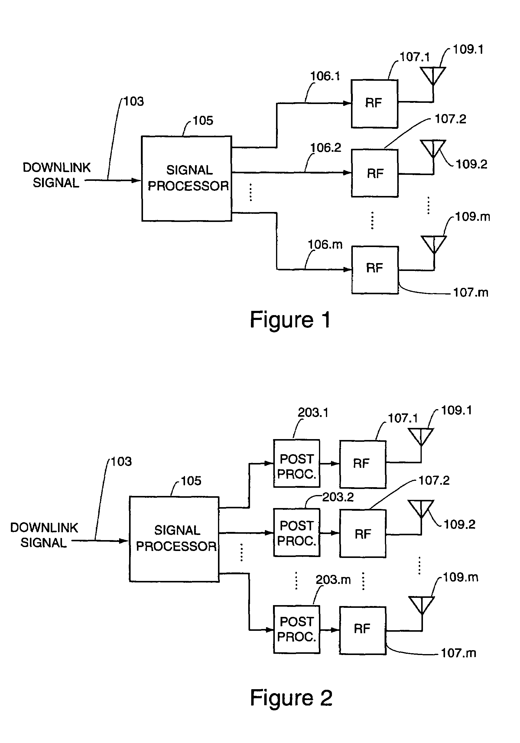 Downlink broadcasting by sequential transmissions from a communication station having an antenna array