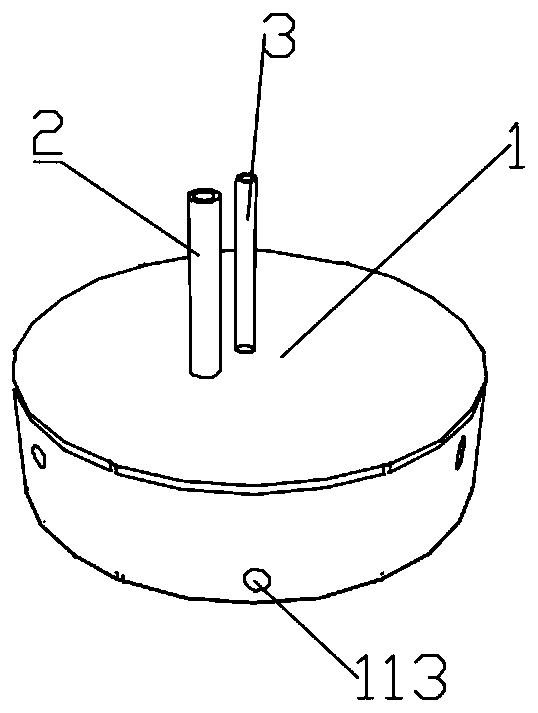 A medical wound dressing equipped with a cleaning device