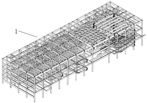 Reinforced concrete mixed structure