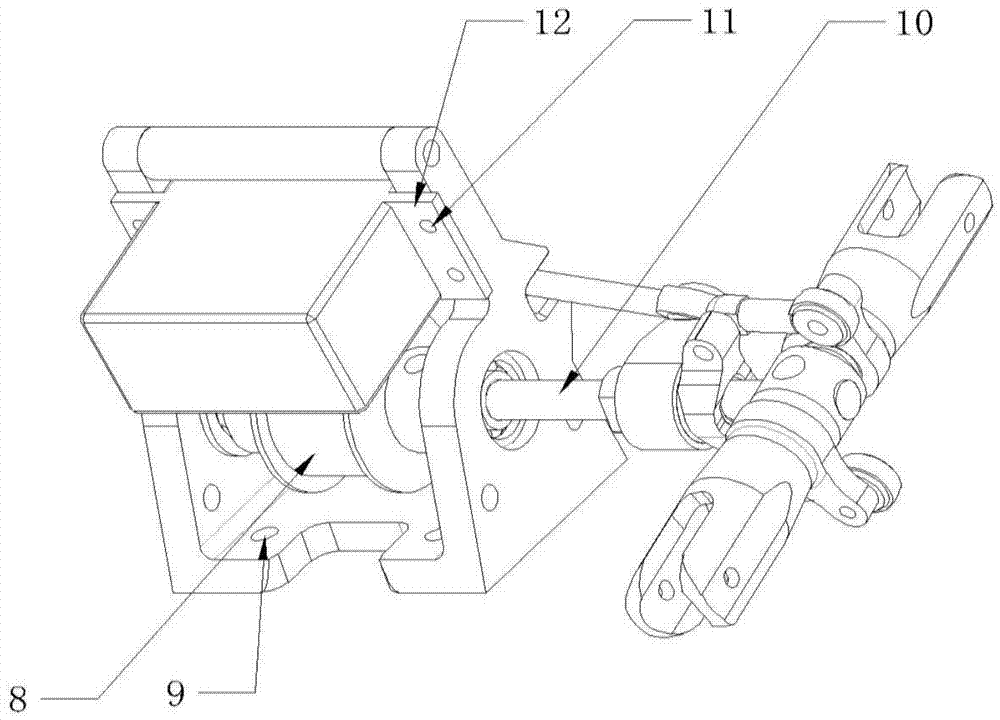 Tail rotor pitch structure of unmanned helicopter