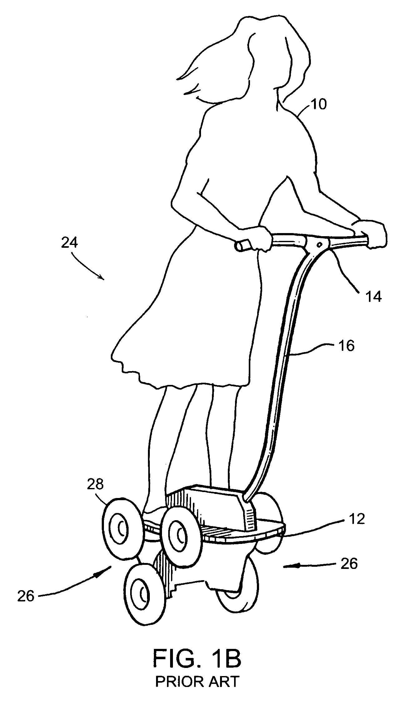 Dynamic balancing vehicle with a seat