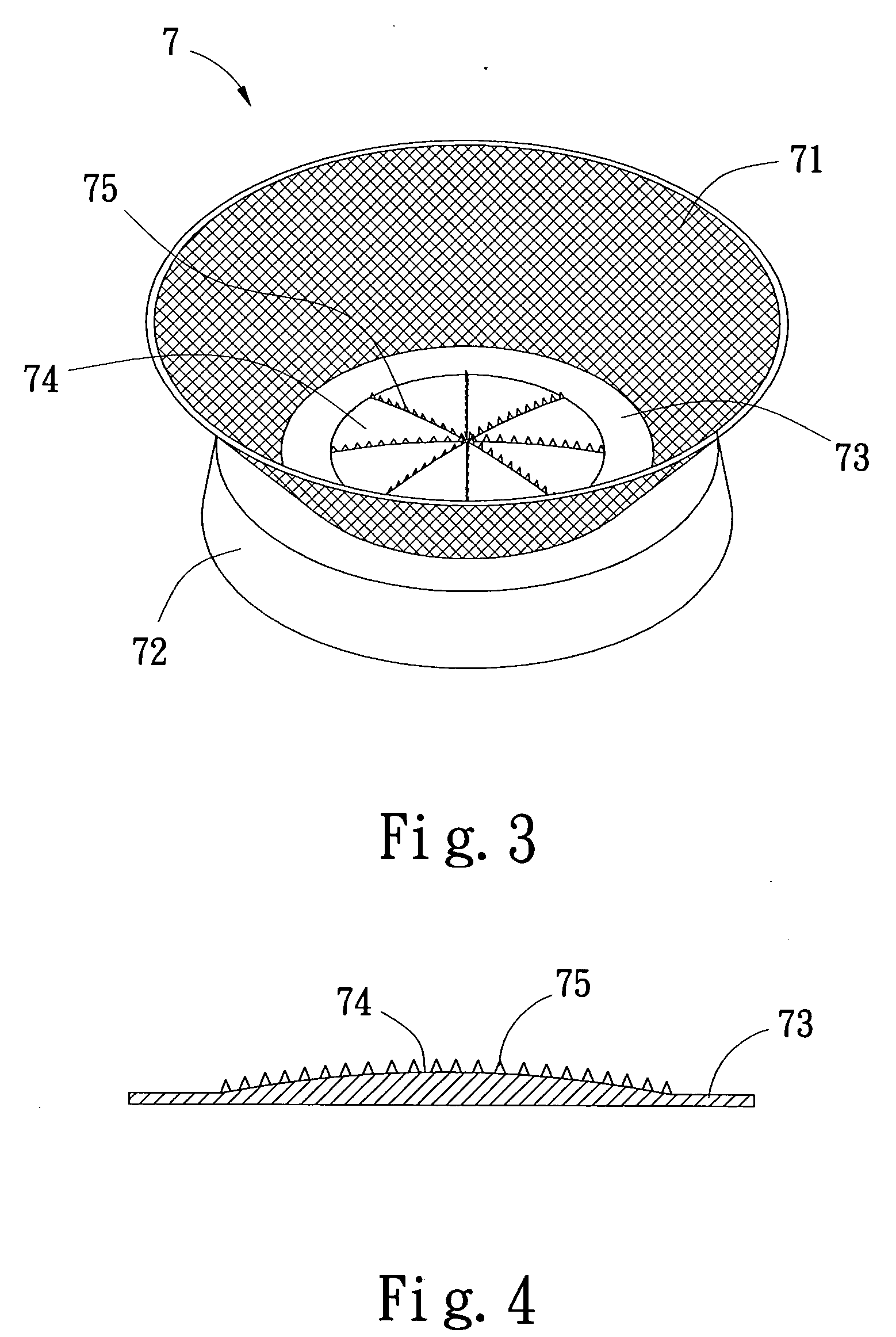 Food and vegetable processing device