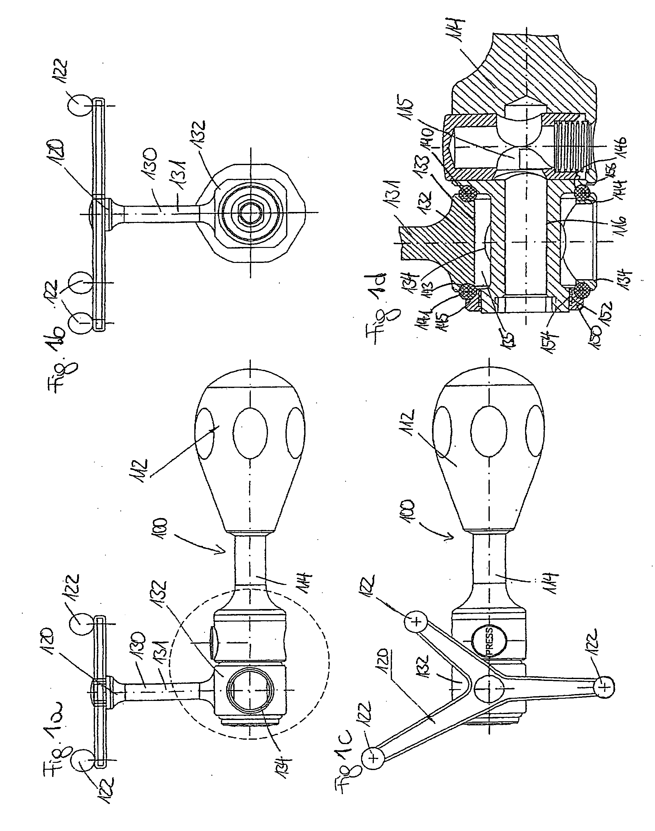 Device for detecting spatial position