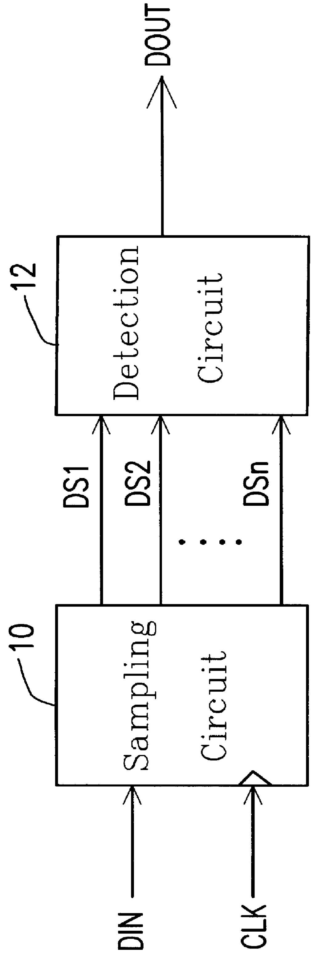 Digital pulse filtering circuit
