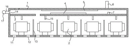 High-voltage combined transformer having gas exchange function