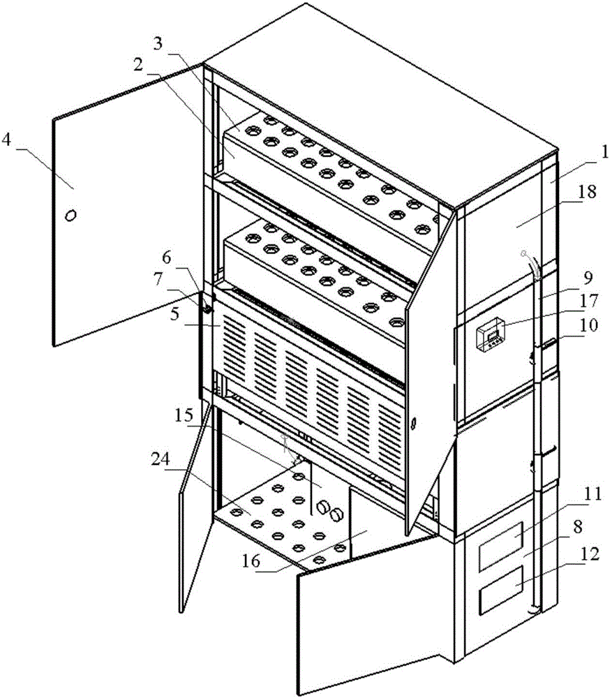 Indoor micro-nano bubble water culture device