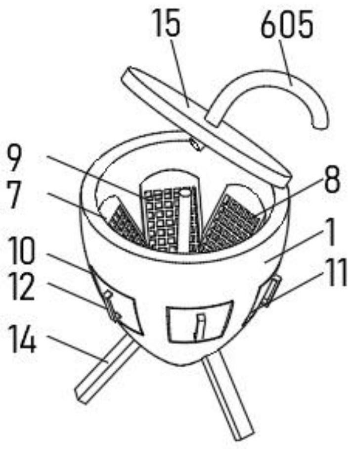 An agricultural straw treatment and reuse device