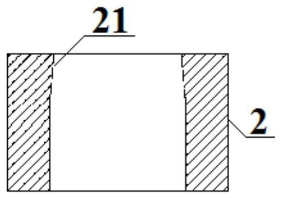 Tundish upper nozzle structure and mounting method thereof