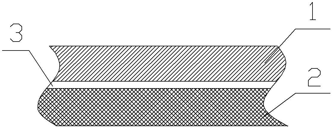 Composite film for medicine packaging, and making method thereof