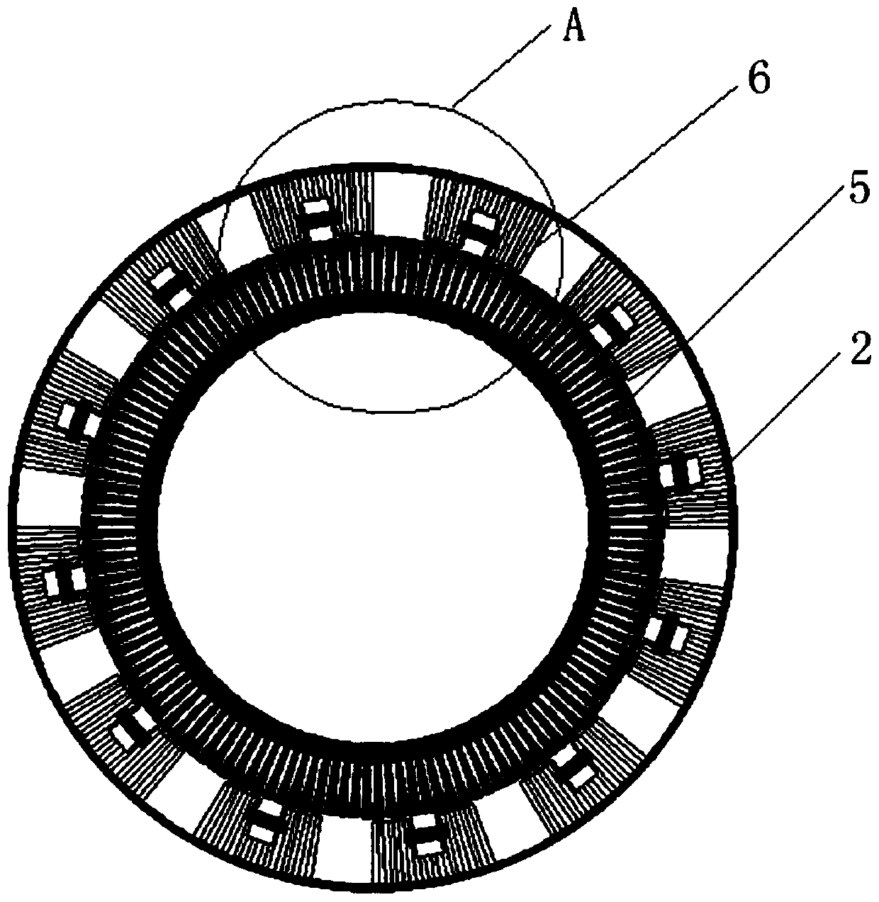 A direct drive wheel device based on a reluctance switch motor and its implementation method