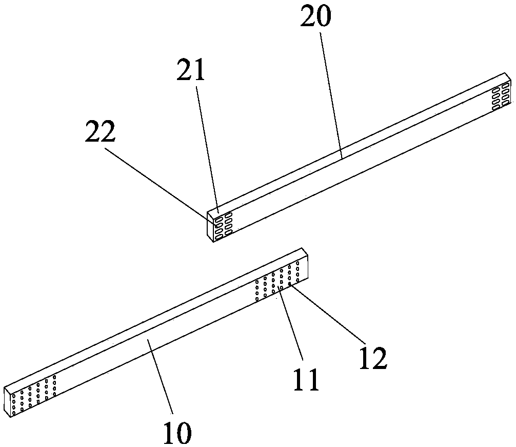 Telescopic connection structure for plates and telescopic car of elevator