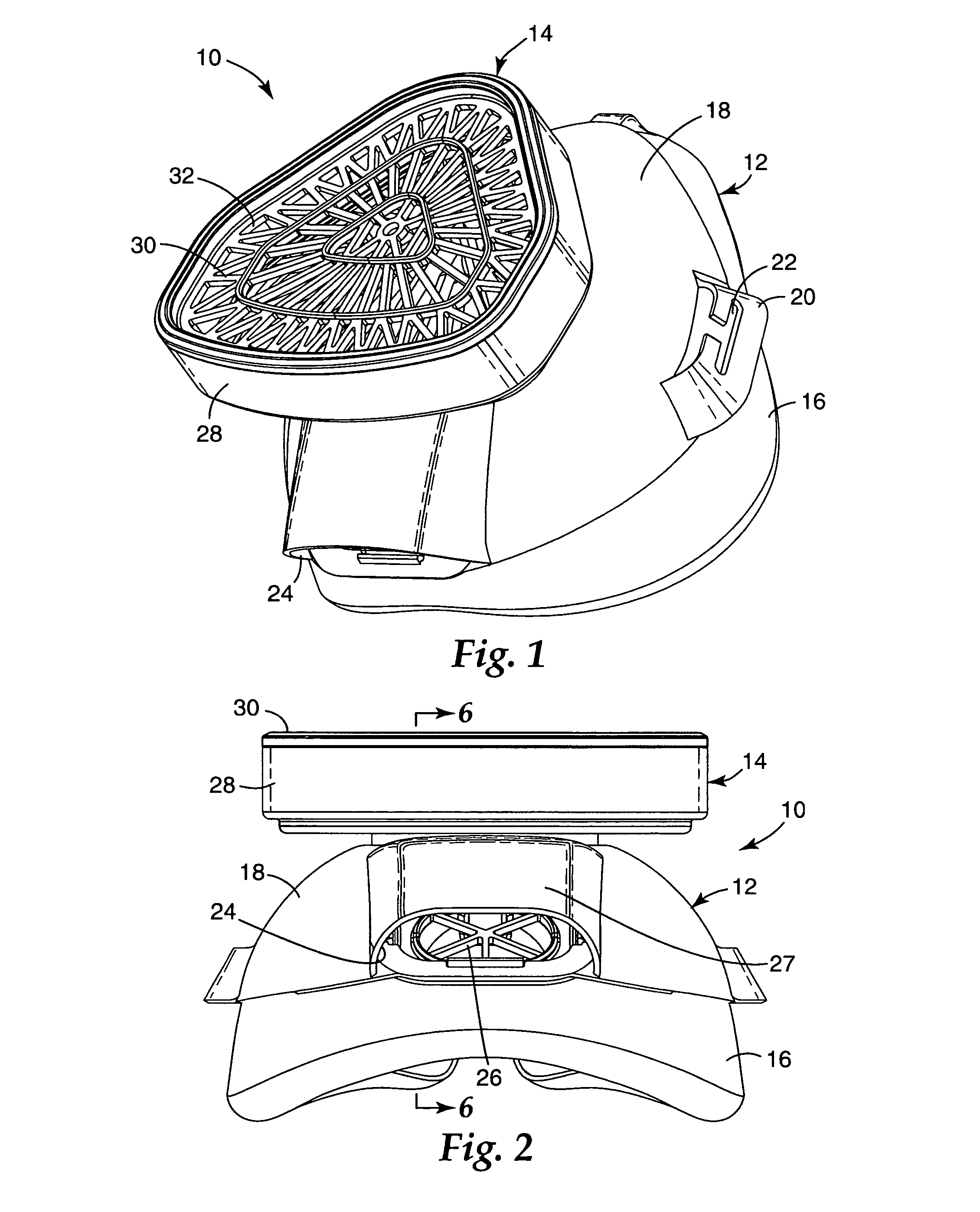 Respiratory protection device that has rapid threaded clean air source attachment