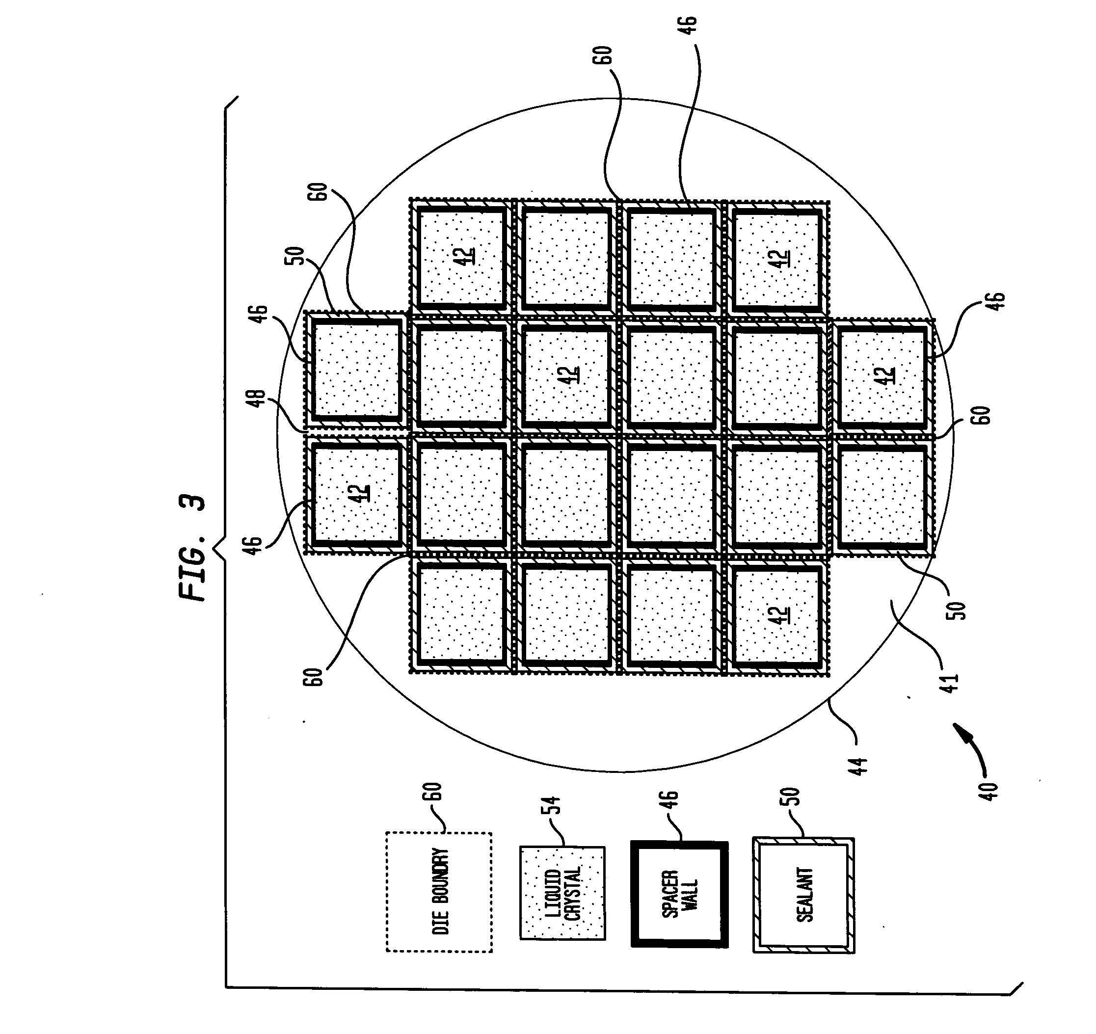 One-drop fill spacerless process for liquid crystal cell on a silicon backplane or microdisplays