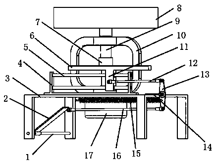 Shaft frame of Jun porcelain blank drawing machine