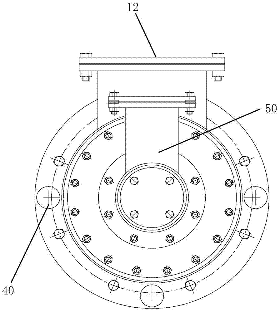 Grading oxygen-enriched flameless combustion gas burner and control method thereof