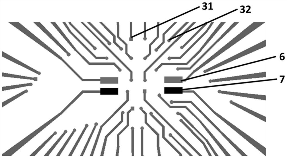 GABA and electrophysiological micro-nano synchronous sensing detection chip and preparation method thereof