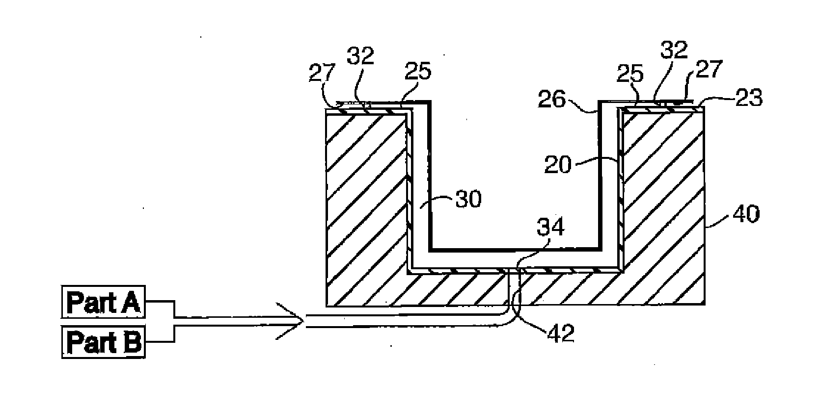 Method of manufacturing a composite insert